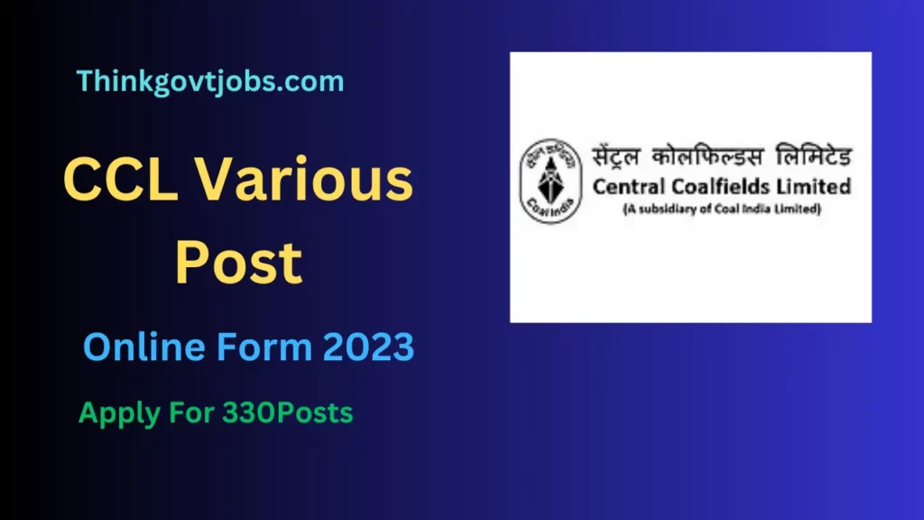 CCL Various Post Online Form 2023