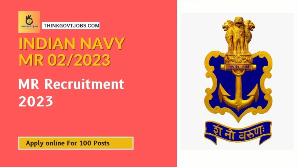 Indian Navy MR 02/2023