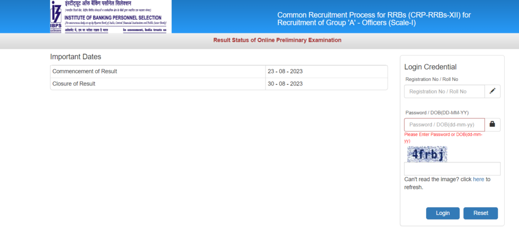 IBPS RRB XII Recruitment 2023, Download Result for 8612 post