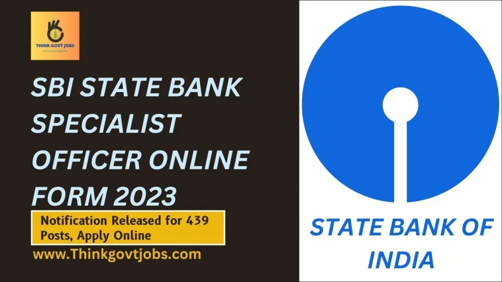 SBI State Bank SO Online Form 2023