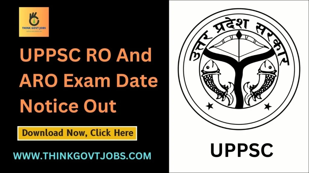 UPPSC RO And ARO Exam Date Notice Out