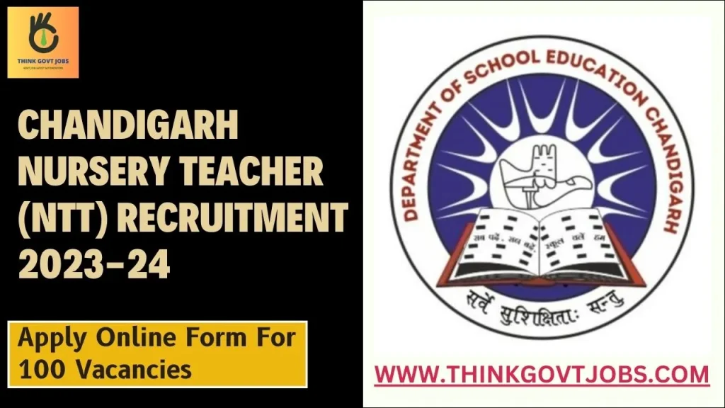 Chandigarh Nursery Teacher Recruitment 2023-24