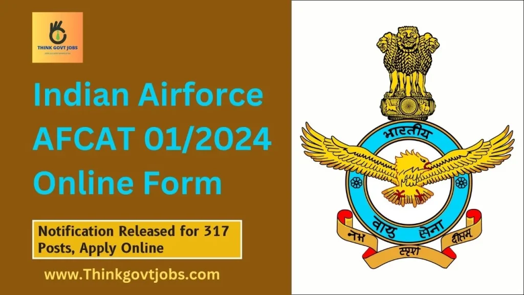 Indian Airforce AFCAT 012024 Online Form