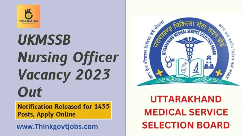 UKMSSB Nursing Officer Vacancy 2023 Out
