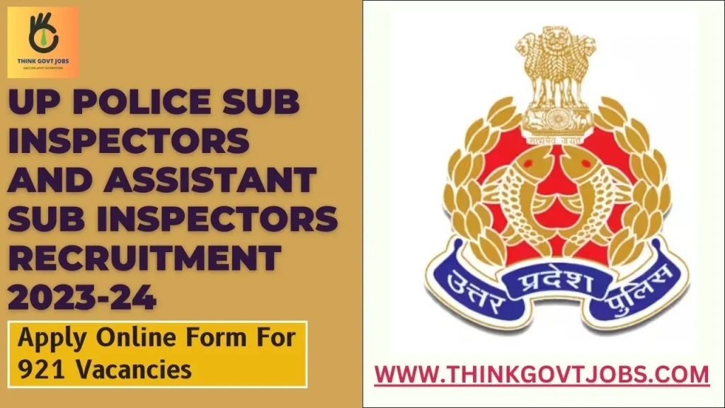 UP Police SI & ASI Recruitment 2023-24