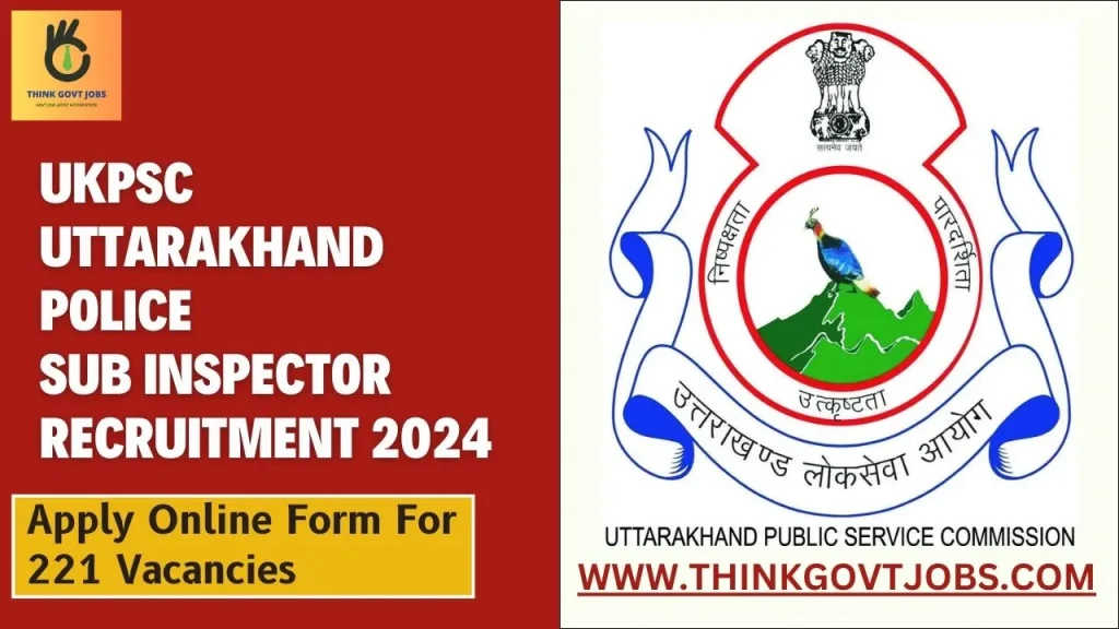 UKPSC Uttarakhand Police SI Recruitment 2024