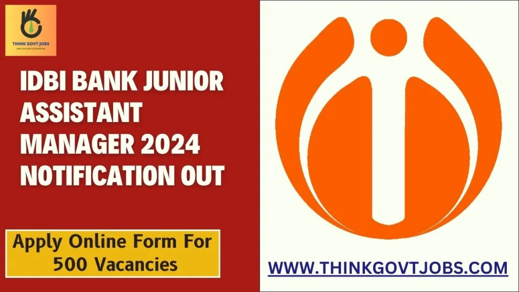 IDBI Bank Junior Assistant Manager 2024