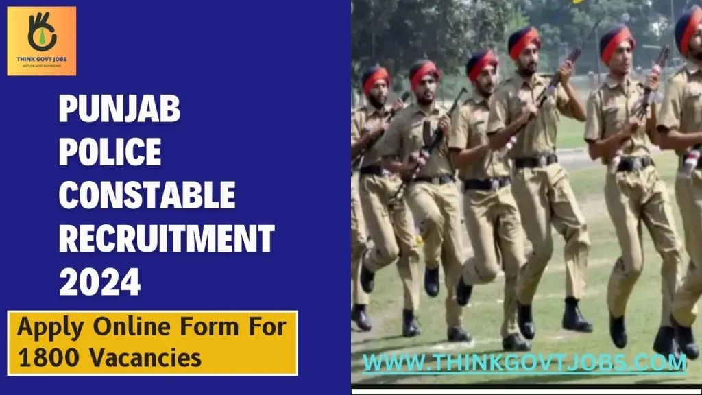 Punjab Police Constable Recruitment 2024 