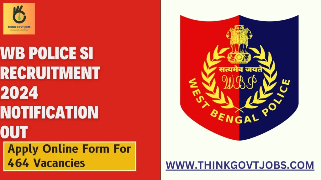 WB Police SI Recruitment 2024