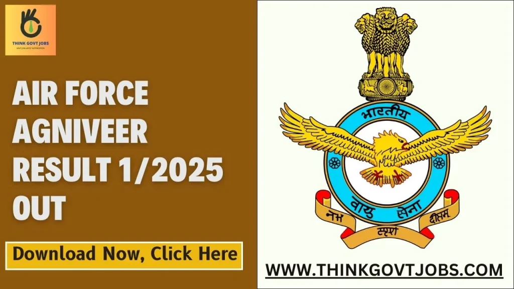 Air Force Agniveer Result 1/2025 Out