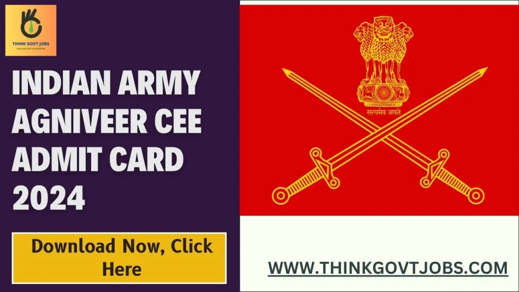 Indian Army Agniveer CEE Admit Card 2024
