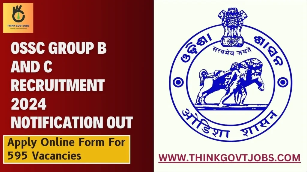 OSSC Group B and C Recruitment 2024