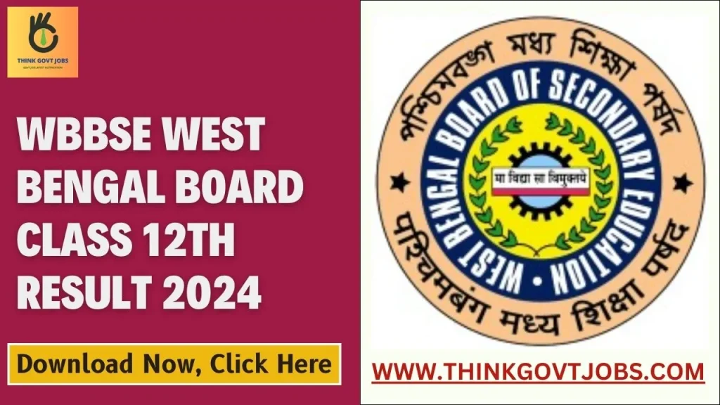 WBBSE West Bengal Board Class 12th Result 2024