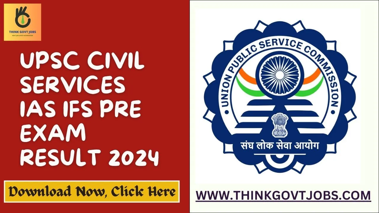 Upsc Civil Services Ias Ifs Pre Exam Result