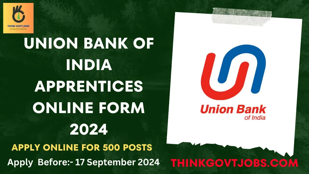 Union Bank of India Apprentices Online Form 2024