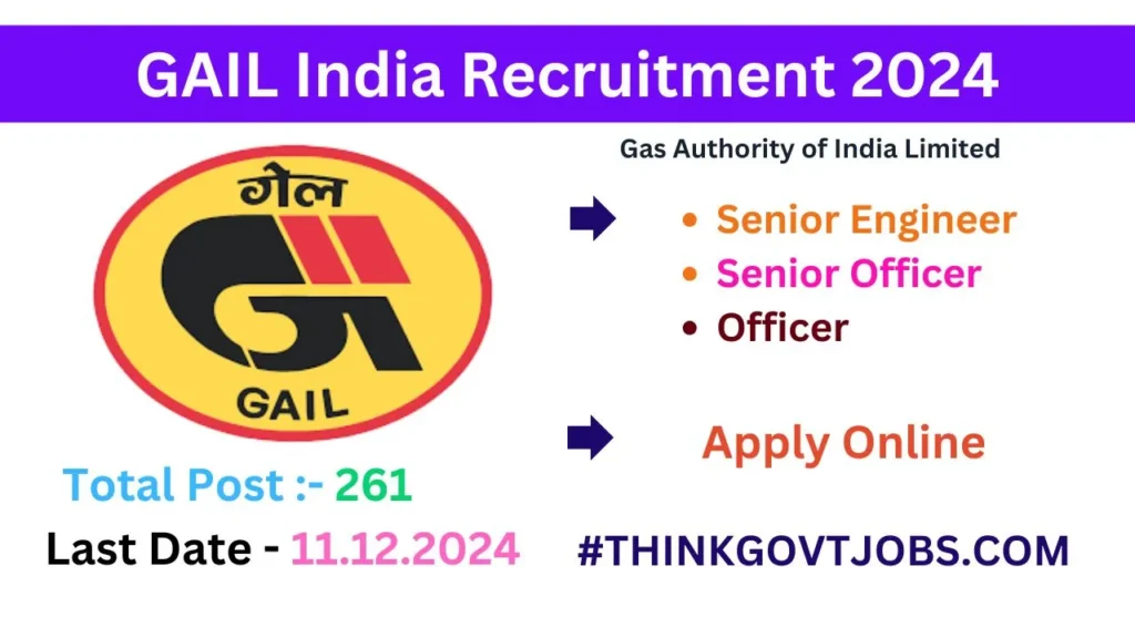 GAIL India Recruitment 2024