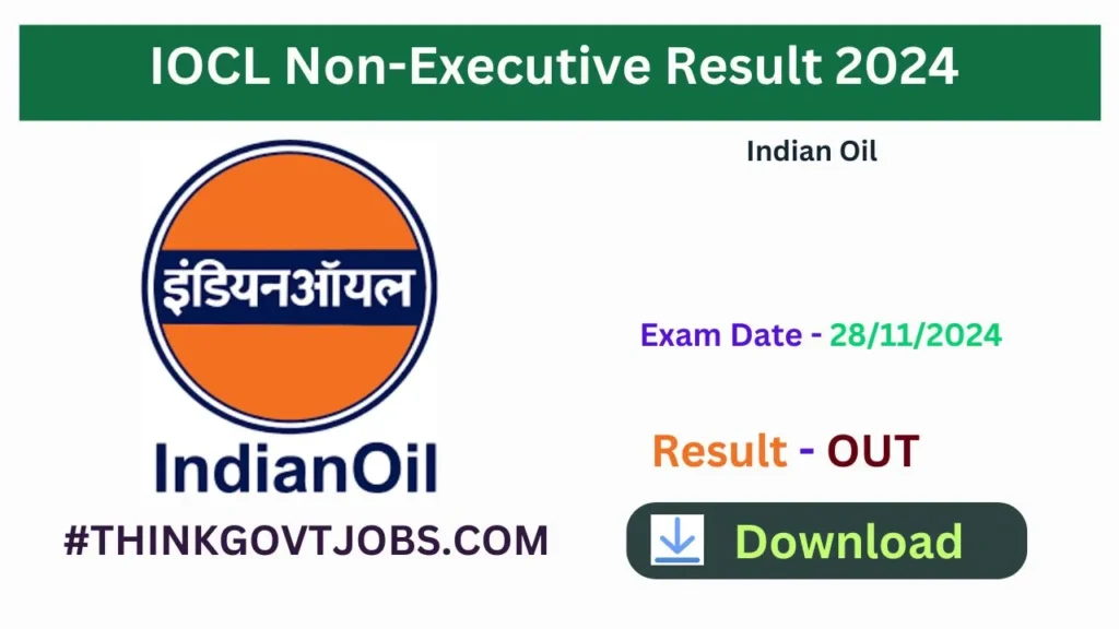 IOCL Non-Executive Result 2024