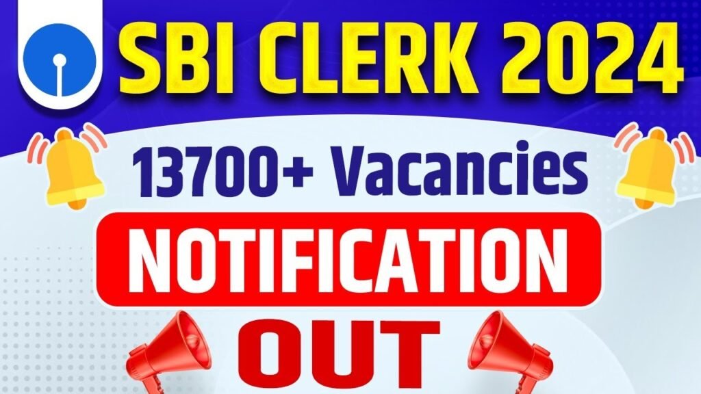 SBI Clerk Recruitment 2024 Notification