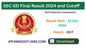 SSC GD Final Result 2024