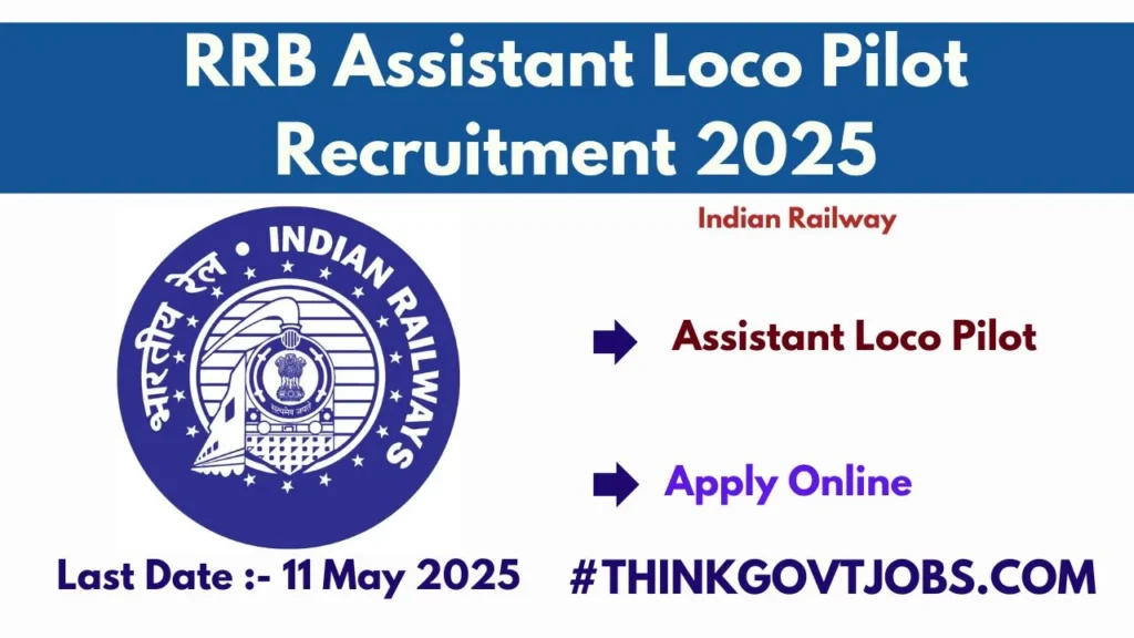 RRB 9970 Assistant Loco Pilot Recruitment 2025