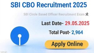 SBI Bank 2964 CBO Recruitment 2025