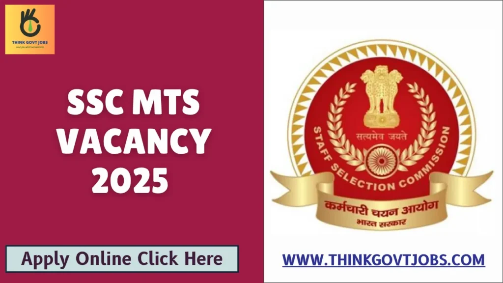 SSC 1075 MTS & Havaldar Vacancy 2025